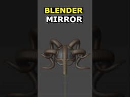 Blender: Mirror Objects In Blender #3dmodeling #blender #3d #blender3d