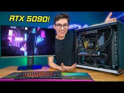 The MOST EXPENSIVE Gaming PC I've Ever Built 😲 RTX 5090 Suprim Liquid & Ryzen 9800X3D | AD