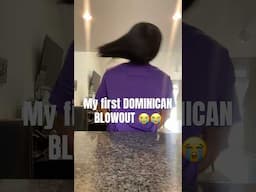 Got my first Dominican blowout 😭😭😭😭 I’ve been waiting MY WHOLE LIFE to do this