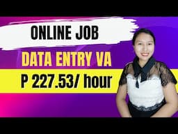 Data Entry Online Job (Earn 227.53 per hour) | Legit