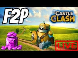 🔴LIVE- (CASTLE CLASH) F2P JOURNEY!!!