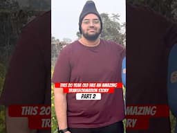 THIS IS HOW THIS 20 YEAR OLD LOST 50KGS 😮 | #shorts