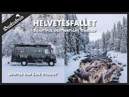 Beautiful Destinations - HELVETESFALLET, Dalarna Sweden. Winter Van Life