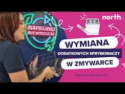 🔄 Wymiana dodatkowych spryskiwaczy 🚿 w zmywarce Sharp - Krok po kroku 🔧 | North.pl