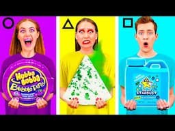 Geometric Shape Food Challenge | Funny Situations in Kitchen by PaRaRa Challenge