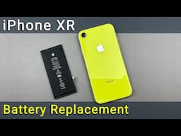 iPhone XR Battery Replacement Like a PRO - No More 'Unknown Part'!