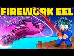 I Caught the First FIREWORK VALENTINE EEL on Roblox Fisch