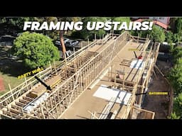 Building a House Ep 9 - Laying the Flooring for Upstairs!