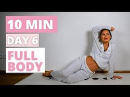 Lazy Girl Full Body Burn Day 6/7 Pajama Pilates Challenge | Beginner Friendly