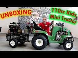 110cc Kids Mini Tractor from Nitro Motors (Germany) Unboxing & Assembly