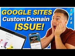 Google Sites Custom Domain Setting Not Displaying? Do This