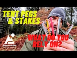 Tent Pegs & Stakes | Wild Camping Tent Peg Selection | V Peg vs Y Peg Titanium and DAC Tent Pegs