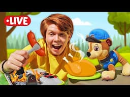 LIVE 🔴 Aventures de la Pat Patrouille en direct. Jeux d'Alex avec jouets pour enfants.