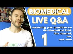 Live Q&A 1 Biomedical Science [+⏱️TIMESTAMPS!] Starts at 4:27 - Watch at 1.5x | Biomeducated