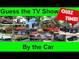 Can You Name the TV SERIES by the CAR? Part 1 Car Quiz #2