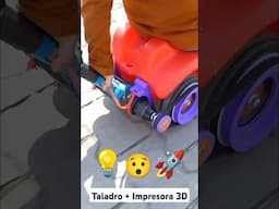 TALADRO + IMPRESORA 3D  = 💎🚀💡