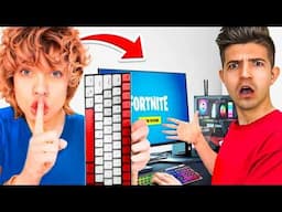 My Brother CONTROLS my FORTNITE Game for 24 hours!