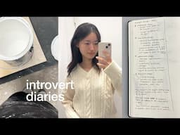 introvert diaries 🫖 art/design student's deadlines, critiques, solo days on campus, senior portraits