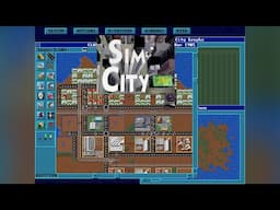 SimCity Enhanced CD-ROM, 1993 - longplay gameplay - Maxis / Interplay - PC / DOS - city building