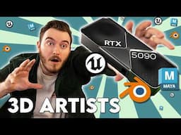 How FAST is the RTX 5090 for 3D Animation & Rendering??