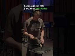 Using a music stand to create textures & sound FX for a song