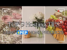 TOP 9 HOSTING TIPS 2024 : USING PEP HOME AFFORDABLE ITEMS + MR PRICE HOME | FESTIVE | SA YOUTUBER