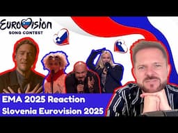 EMA 2025 Slovenia Final Reaction: Klemen "How Much Time Do We Have Left" & Faves | Eurovision 2025