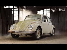 BARN FIND: First Start for Abandoned VW Beetle In Decades! | RESTORED