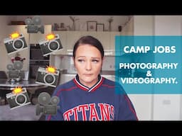 Videographer and Photographer at a Summer Camp - Summer Jobs