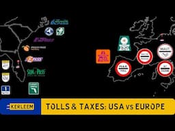 🌍 TOLLS, TAXES & VIGNETTES: USA vs Europe - How SHOULD drivers PAY for the roads they drive on? 🚗💰