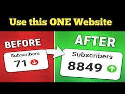 how to get 1000 subscribers fast use one website | 2 days complete | youtube monitazion தமிழில்