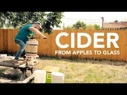 We made cider from 100 pounds of apples