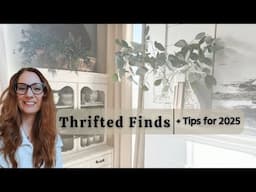 Favorite Thrifted Home Decor Finds | Thrifting Lessons I Learned in 2024