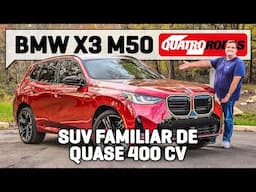 BMW X3 M50 é híbrido de quase 400 cv e NÃO ABANDONA o seis cilindros turbo