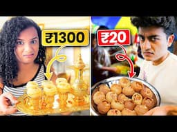 Trying India's Most EXPENSIVE Pani Puri (Golgappe)