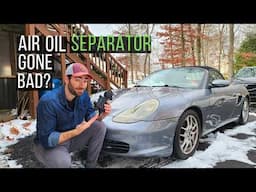 Common Porsche Boxster Problem - Air Oil Separator (AOS) replacement