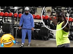 PowerLifter Pretends To Be A CLEANER | Anatoly Gym Prank