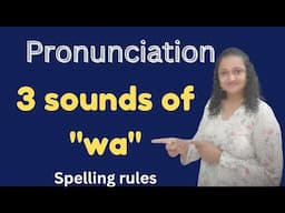 3 sounds of "wa"/pronunciation of "wa" words #levelupphonics