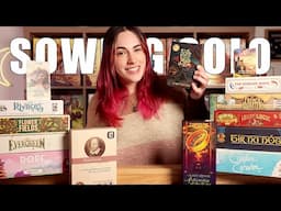 Board games I've been playing SOLO recently! | SOWING SOLO