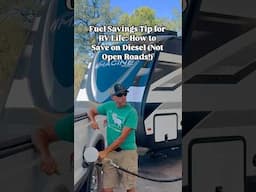 RV Life Fuel Savings Tip