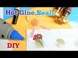 DIY Hot Glue Seals/Wax seals for Envelopes and Gifts Decorations