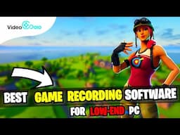 BEST GAME RECORDING SOFTWARE FOR LOW END PCs in 2023! 60FPS NO LAG! VideoSolo