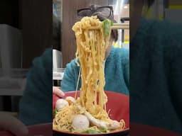 wholesome noodle lunch with a stranger