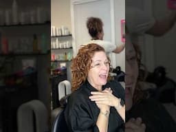 Restoring my Client’s Natural Red Hair #curlspecialist  #redhead #copperhair #shinyhair