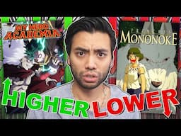 HIGHER OR LOWER: Anime Ratings Editon