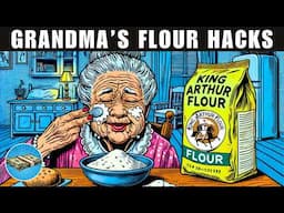 Grandma's 42 Flour Hacks that will BLOW YOUR MIND & MAKE LIFE EASIER!!!