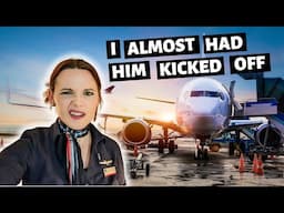 Unruly Passenger // Flight Attendant Trip // A day in the life of a flight attendant