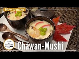 How to make delicious Chawanmushi (Japanese steamed egg custard dish) Step by step guide.