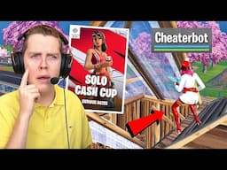 So I Coached A *CHEATER* In The Solo Cash Cup... (Fortnite)