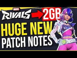 HUGE NEW Marvel Rivals Patch Notes! Hero Updates/Fixes & NEW Skin Reveals!